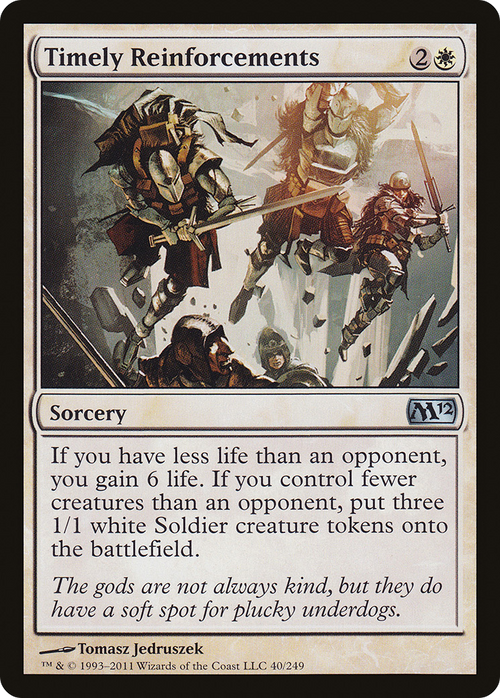 Timely Reinforcements (M12-040) - Magic 2012 Foil