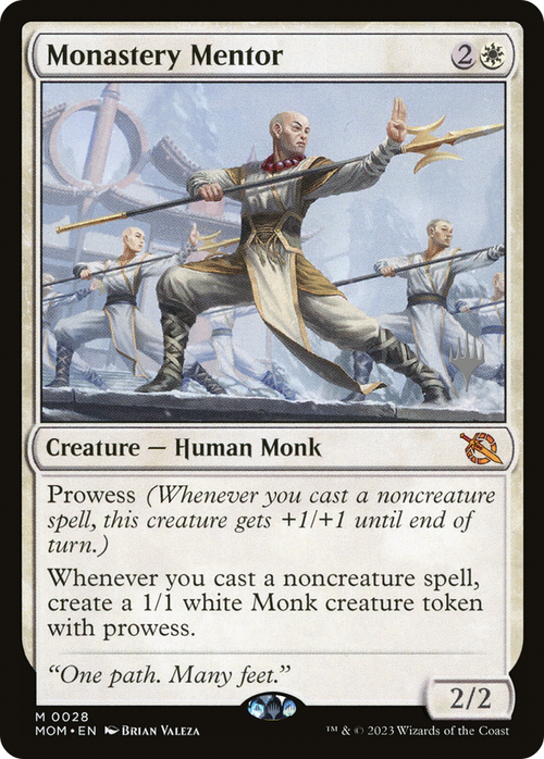 Monastery Mentor (PPMOM-028) - March of the Machine Promos