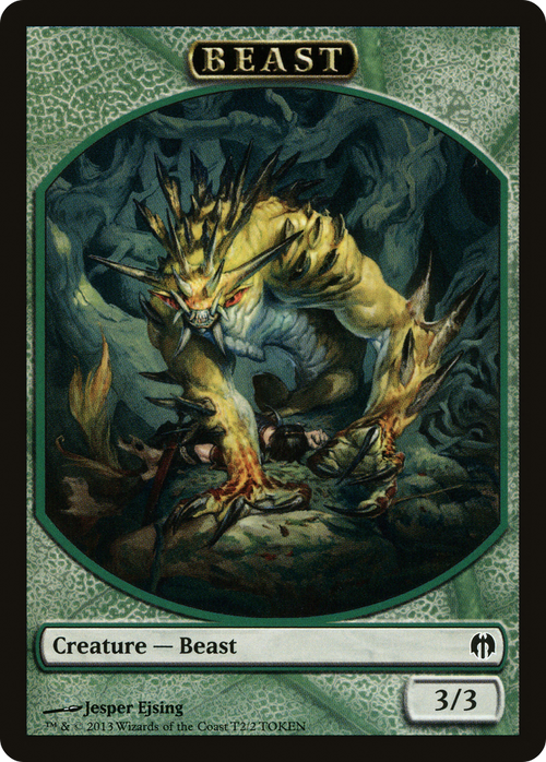 Beast Token (DDL-002) - Duel Decks: Heroes vs. Monsters Tokens