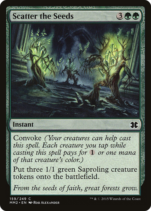Scatter the Seeds (MM2-159) - Modern Masters 2015 Foil