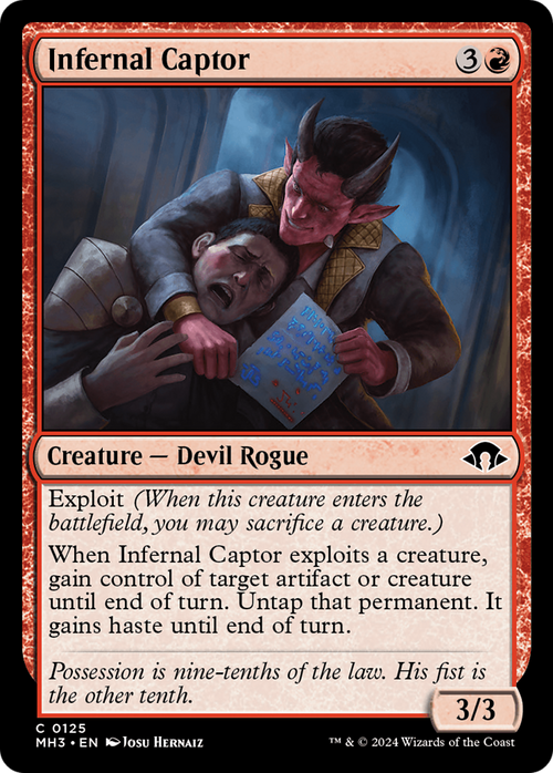 Infernal Captor (MH3-125) - Modern Horizons 3 Foil