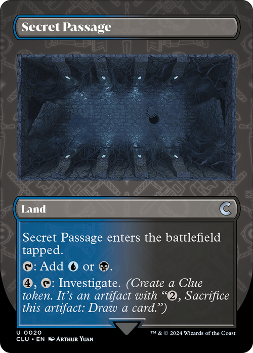 Secret Passage (Borderless) (CLU-020) - Ravnica: Clue Edition