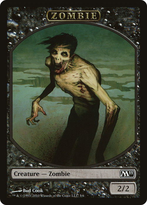 Zombie Token (M11-003) - Magic 2011 Tokens