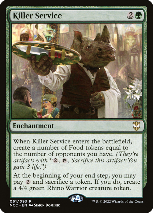 Killer Service (PPSNC-061) - New Capenna Commander Promos Foil
