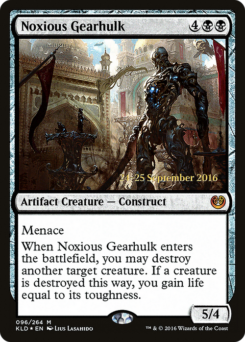 Noxious Gearhulk (PRE-96S) - Kaladesh Promos Foil