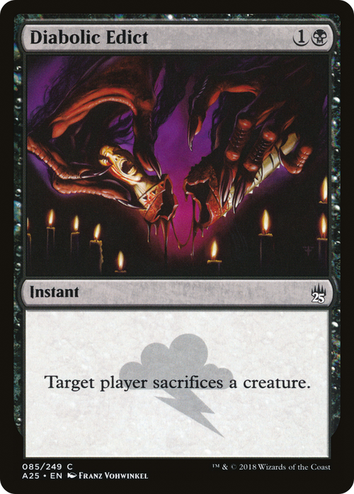 Diabolic Edict (A25-085) - Masters 25 Foil