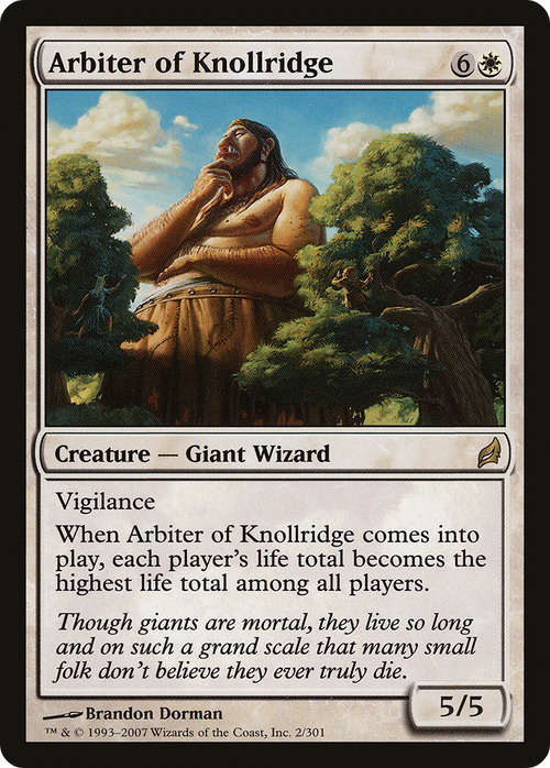 Arbiter of Knollridge (LRW-002) - Lorwyn Foil