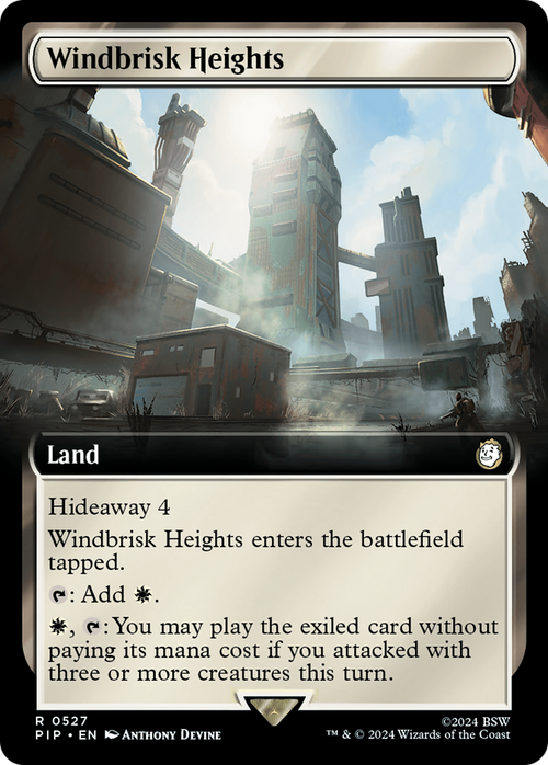 Windbrisk Heights (Extended Art) (PIP-527) - Fallout: (Extended Art) Foil
