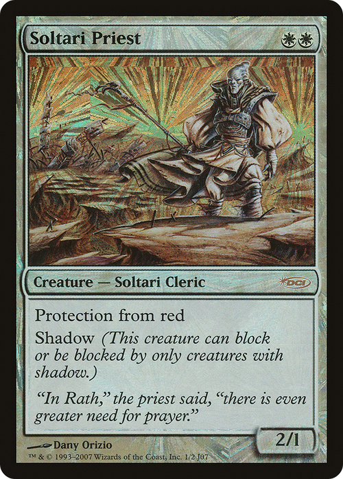 Soltari Priest (Scholarship Series) (JSS-001) - Junior Super Series Foil