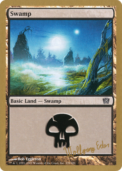 Swamp (339) - 2003 Wolfgang Eder (8ED) (WCD-WE339) - World Championship Decks 2003