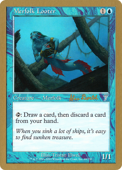 Merfolk Looter - 2001 Alex Borteh (7ED) (WCD-) - World Championship Decks 2001