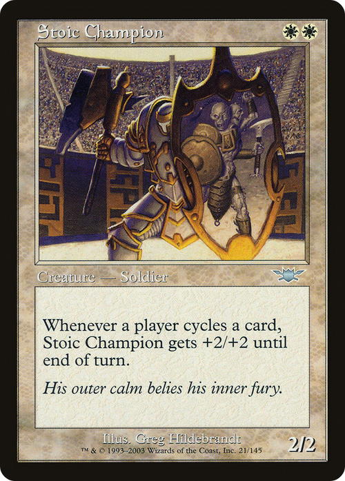 Stoic Champion (LGN-021) - Legions Foil