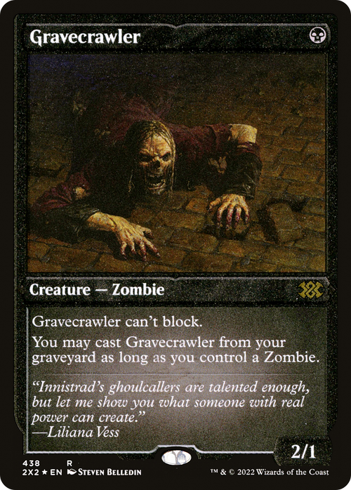 Gravecrawler (Foil Etched) (2X2-438) - Double Masters 2022 Foil