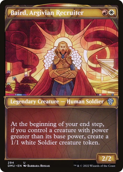 Baird, Argivian Recruiter (Showcase) (DMU-294) - Dominaria United: (Showcase)