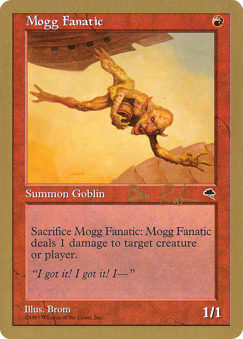 Mogg Fanatic - 1998 Ben Rubin (TMP) (WCD-) - World Championship Decks 1998
