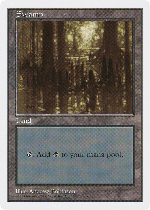 Swamp (438) (5ED-438) - Fifth Edition