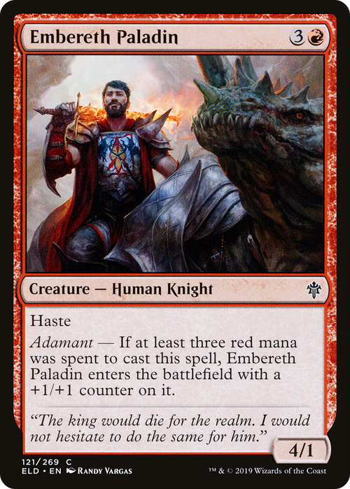 Embereth Paladin (ELD-121) - Throne of Eldraine