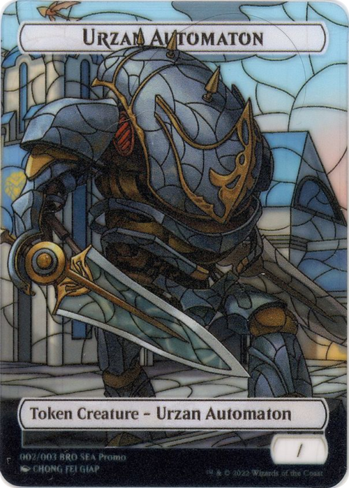 Urzan Automaton (PTBRO-002) - The Brothers' War Southeast Asia Tokens: (Full Art)