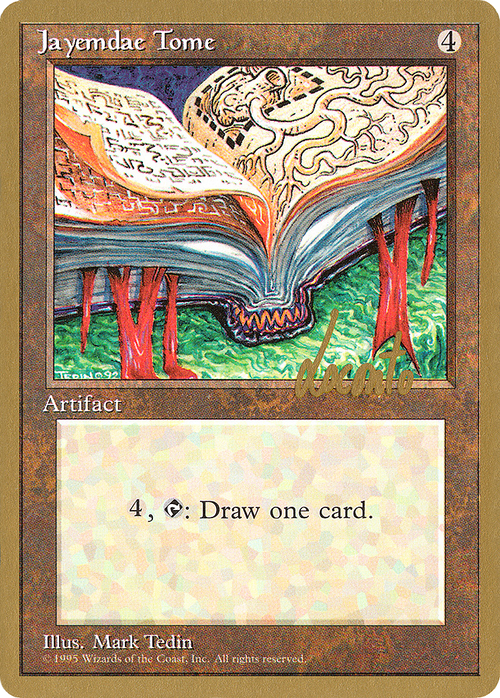 Jayemdae Tome - 1996 Michael Loconto (4ED) (WCD-) - Pro Tour Collector Set