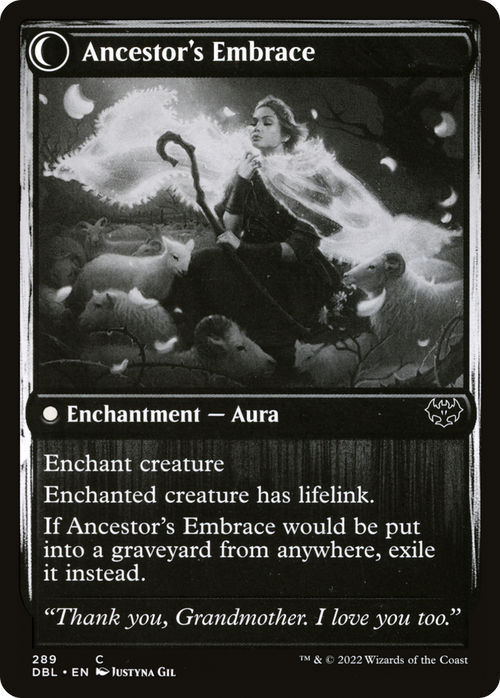 Kindly Ancestor (DBL-289) - Innistrad: Double Feature: (Double Faced Transform) Foil