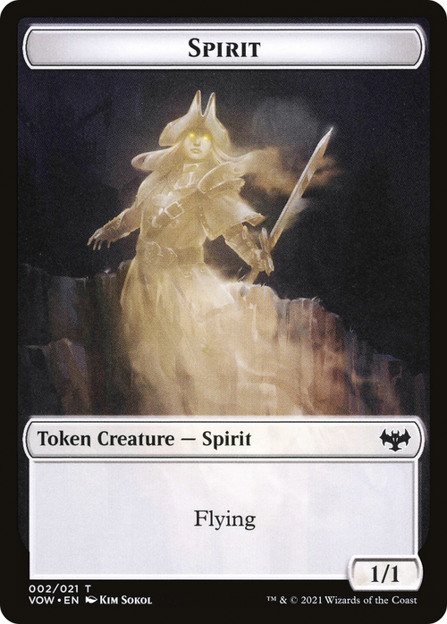 Spirit (TVOW-002) - Innistrad: Crimson Vow Tokens