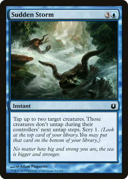 Sudden Storm (BNG-053) - Born of the Gods Foil