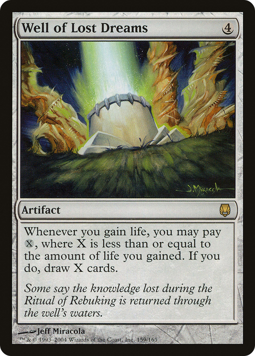 Well of Lost Dreams (DST-159) - Darksteel Foil
