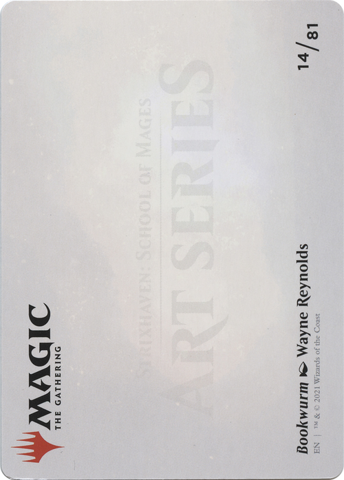 Bookwurm // Bookwurm (ASTX-014) - Strixhaven Art Series (Borderless)