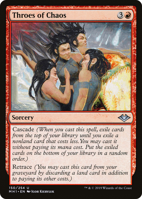 Throes of Chaos (MH1-150) - Modern Horizons Foil