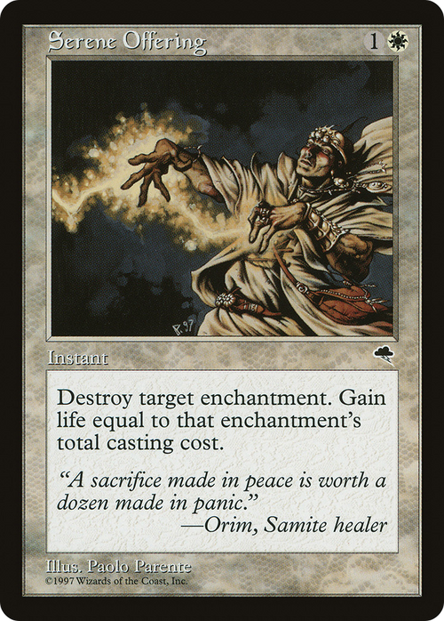 Serene Offering (TMP-040) - Tempest