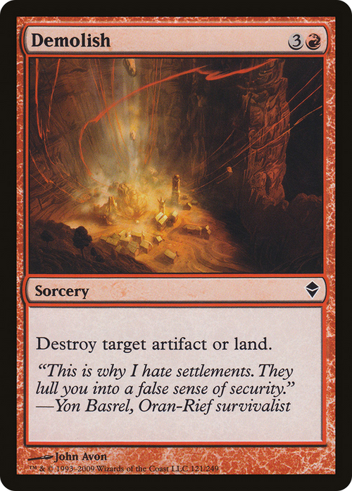 Demolish (ZEN-121) - Zendikar Foil