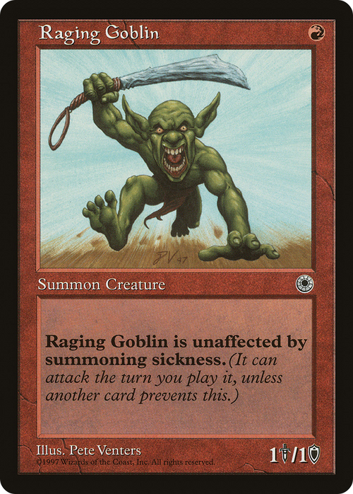 Raging Goblin (POR-) - Portal