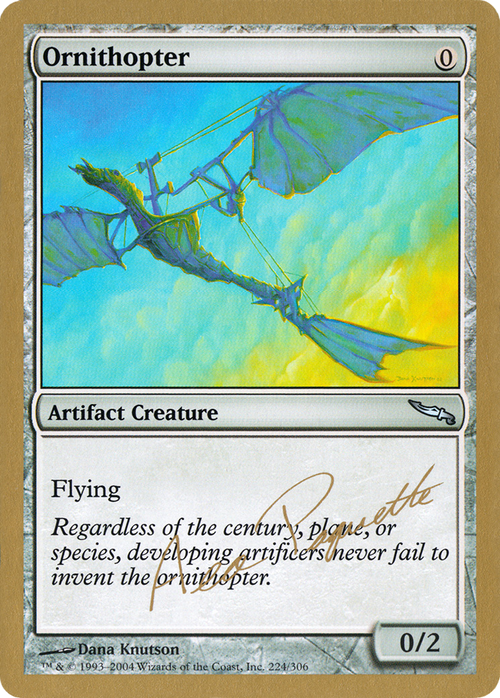 Ornithopter - 2004 Aeo Paquette (MRD) (WCD-AP224) - World Championship Decks 2004