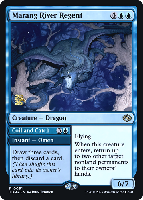 Marang River Regent // Coil and Catch (PRE-51S) - Prerelease Cards Foil