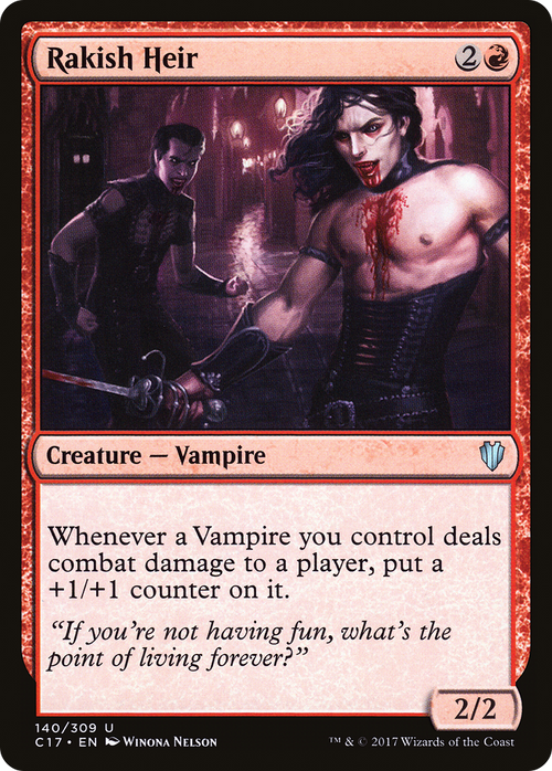 Rakish Heir (C17-140) - Commander 2017