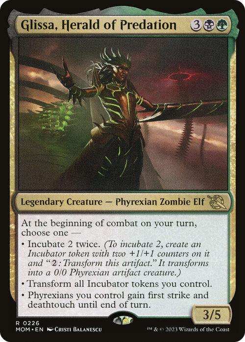 Glissa, Herald of Predation (MOM-226) - March of the Machine