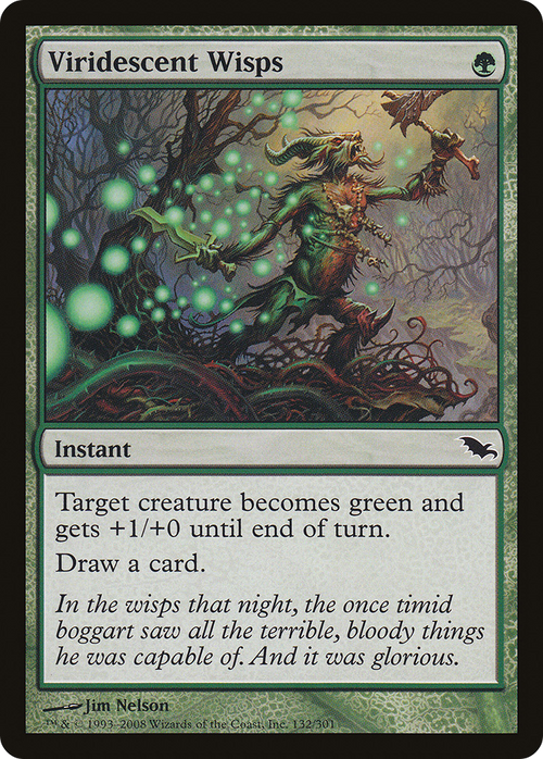 Viridescent Wisps (SHM-132) - Shadowmoor Foil