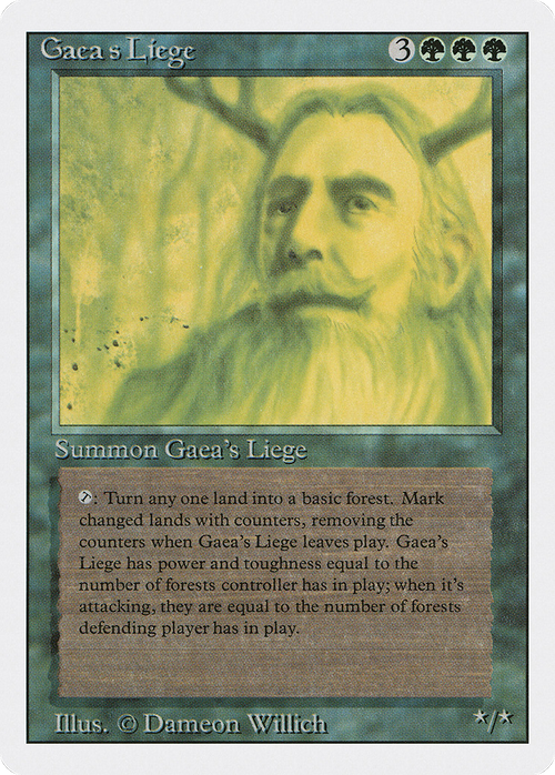Gaea's Liege (3ED-) - Revised Edition