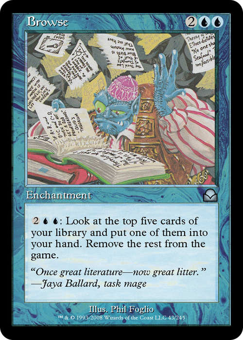 Browse (ME2-043) - Masters Edition II