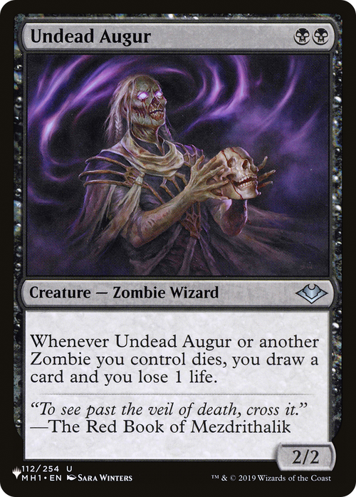 Undead Augur (LIST-MH1-112) - The List