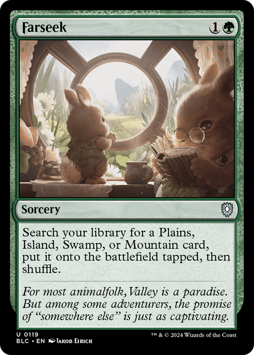 Farseek (BLC-119) - Bloomburrow Commander