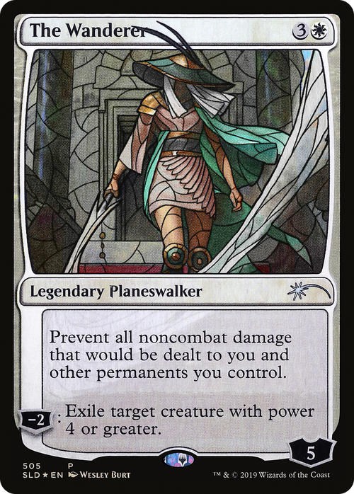 The Wanderer (Stained Glass) (SLD-505) - Secret Lair Drop Foil