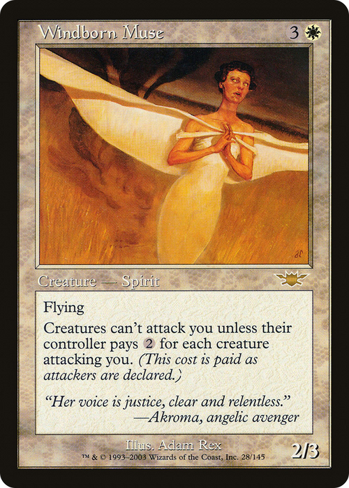 Windborn Muse (LGN-028) - Legions Foil