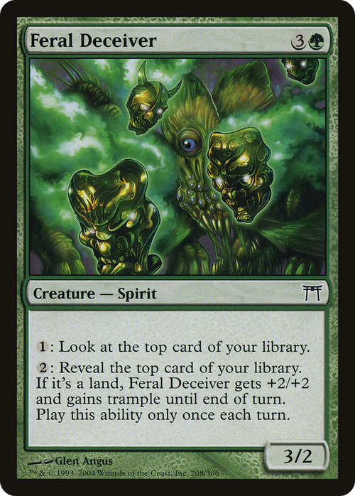 Feral Deceiver (CHK-208) - Champions of Kamigawa Foil