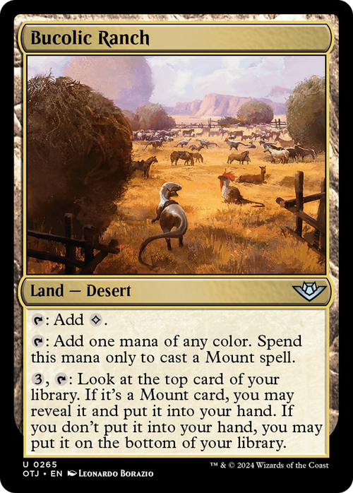 Bucolic Ranch (OTJ-265) - Outlaws of Thunder Junction