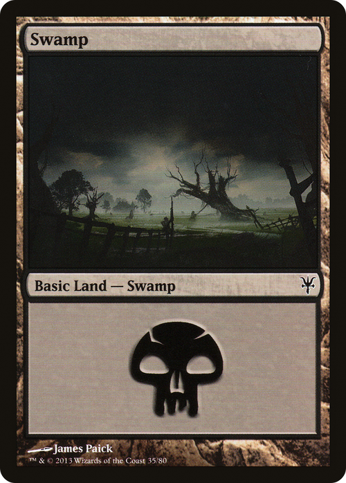 Swamp (35) (DDK-035) - Duel Decks: Sorin vs. Tibalt
