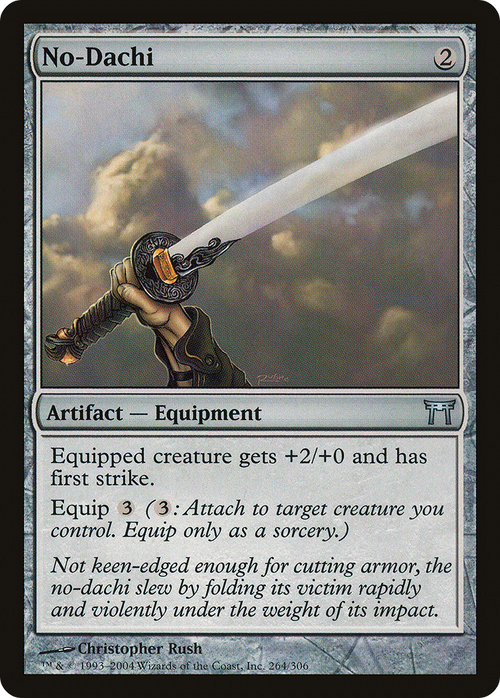 No-Dachi (CHK-264) - Champions of Kamigawa Foil
