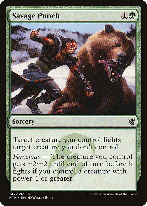 Savage Punch (KTK-147) - Khans of Tarkir