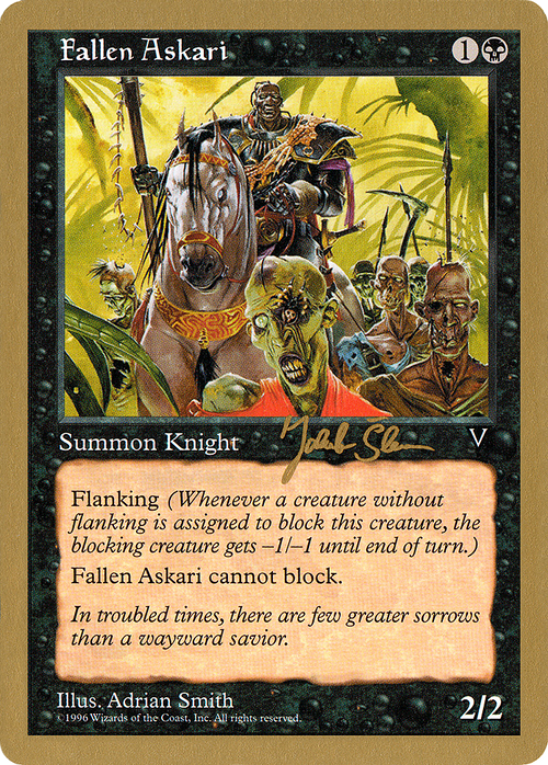Fallen Askari - 1997 Jakub Slemr (VIS) (WCD-) - World Championship Decks 1997