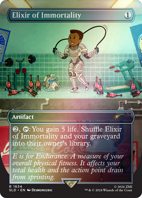 Elixir of Immortality (Rainbow Foil) (SLD-1634) - Secret Lair Drop (Borderless) Foil